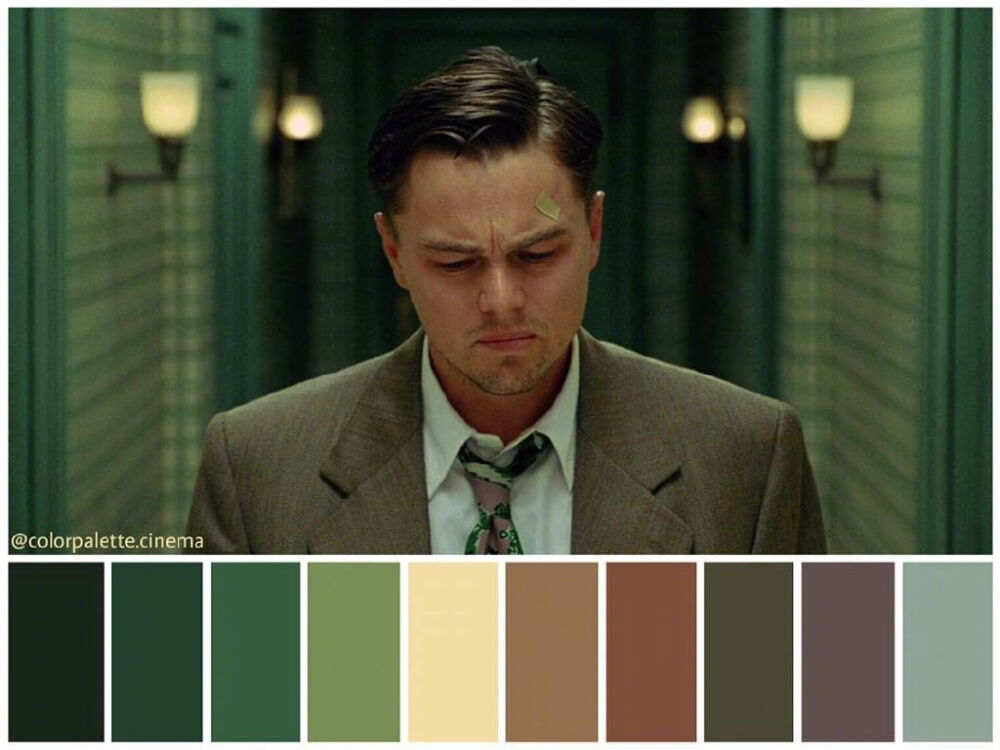 那些经典电影中的配色美学 ins：colorpalette.cinema