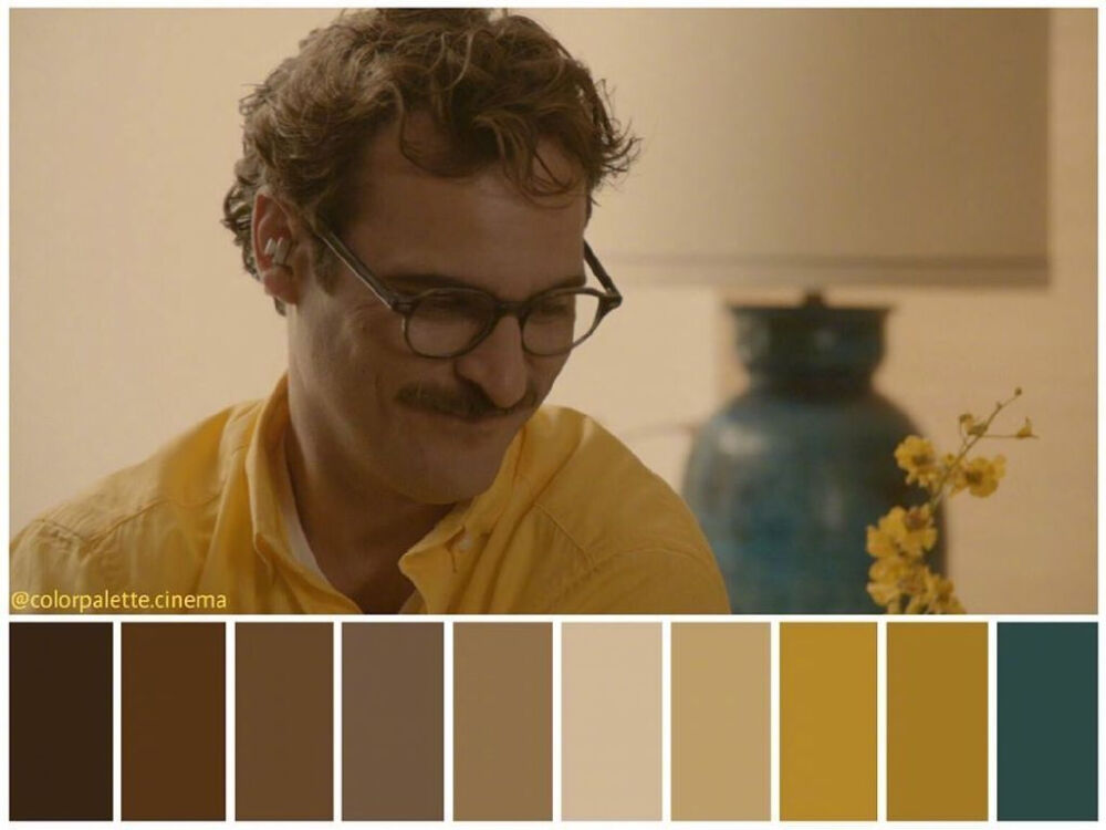 那些经典电影中的配色美学 ins：colorpalette.cinema