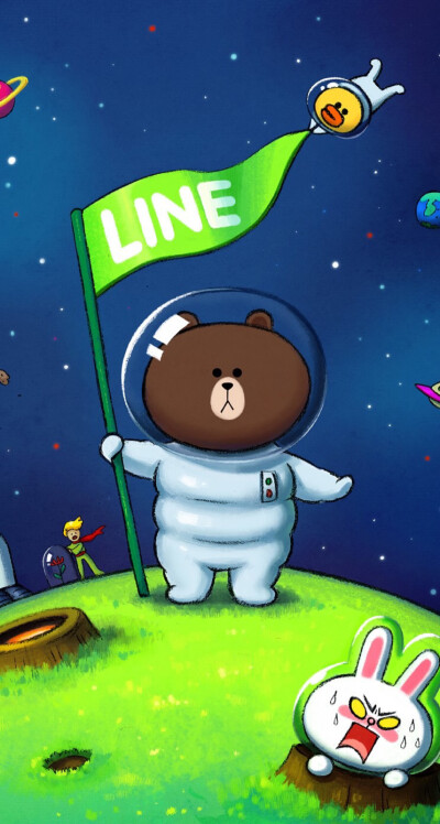 line friend可爱壁纸