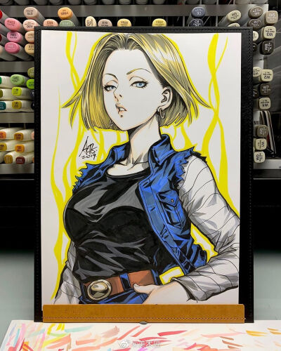 马克笔手绘美漫女主
人物插画艺术家
artgerm ​​​