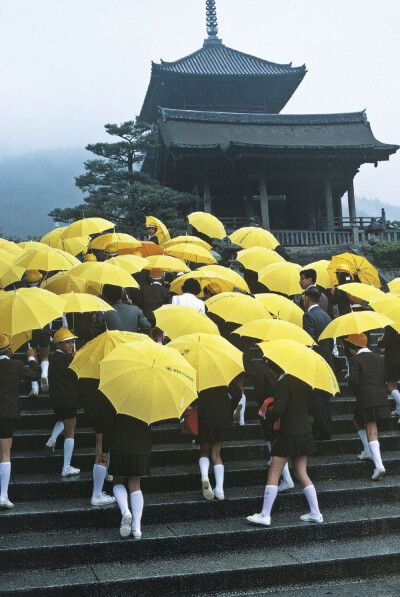 一個(gè)雨天，日本京都，1977年（by Thomas Hoepker） ?