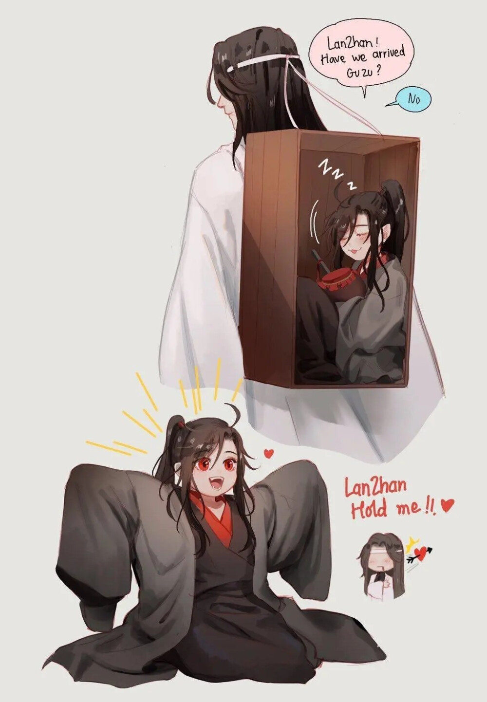 #魔道祖师#鬼灭版
twi:Raineemeow25