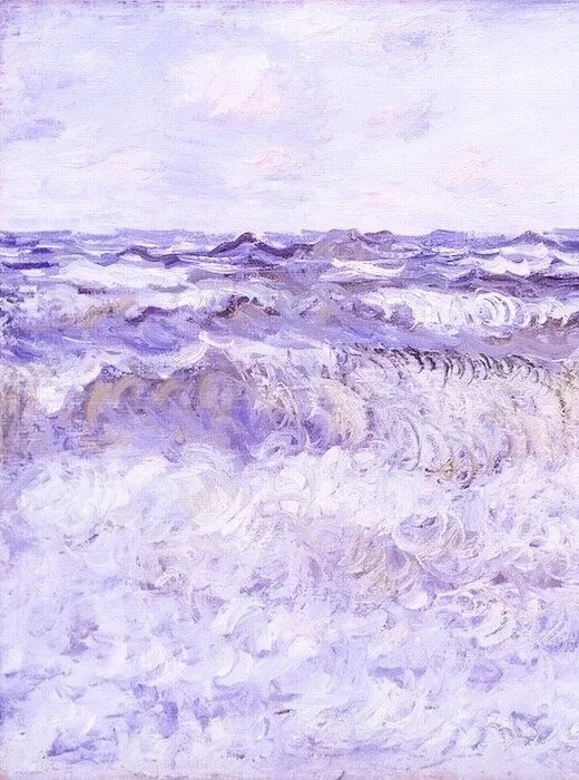 Claude Monet作品
OH！这致命的粉紫色！！