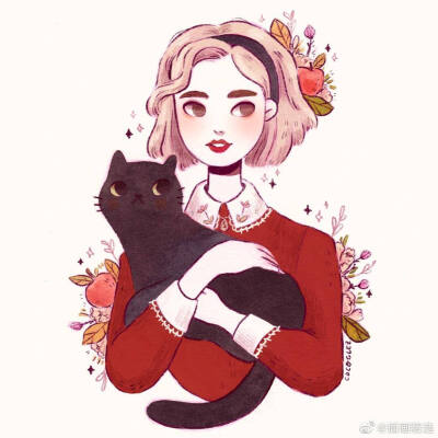 画师:coco_glez 插画师的奇思妙想与少女相碰撞，展现独特的风格。图源微博