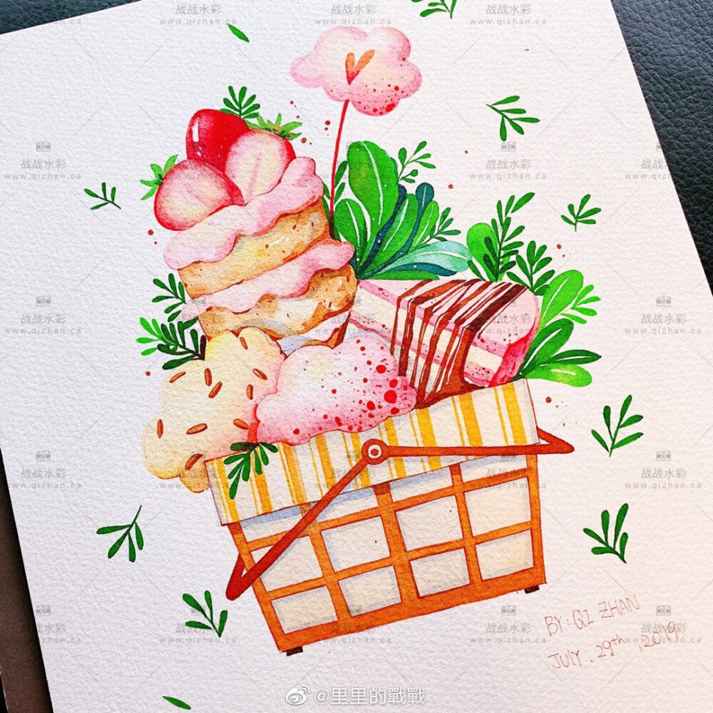 战战的水彩画