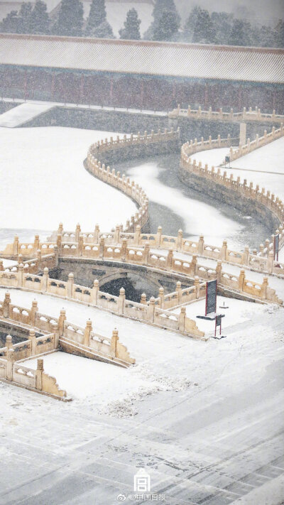 北京故宫雪景