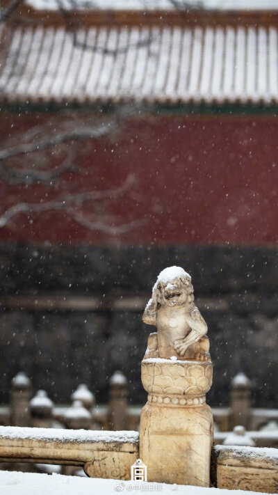 北京故宫雪景