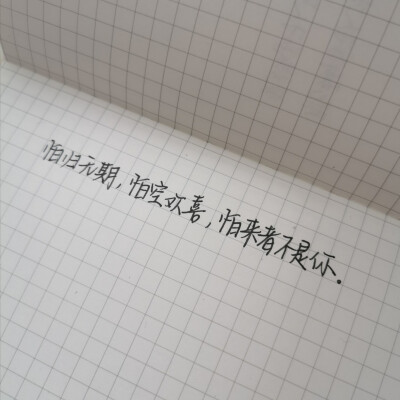 手写
见字如晤