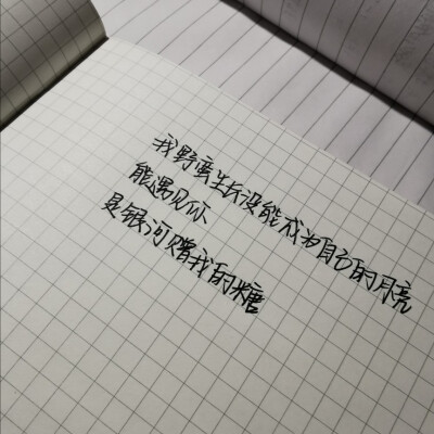 手写
见字如晤