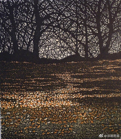 英国艺术家 Phil Greenwood 版画风景 ​​​