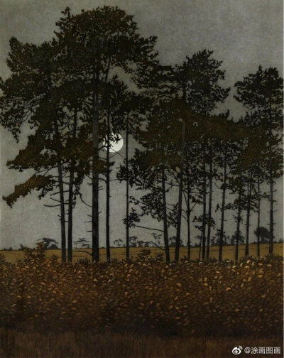 英国艺术家 Phil Greenwood 版画风景 ​​​