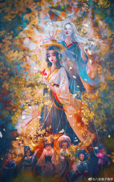 红蝶罗刹门&花嫁
画师：八宝榛子酱耶