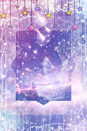 七彩星空图片可当壁纸哟！
紫色，蓝色，金色，粉色，都是相当好看的哟！求赞