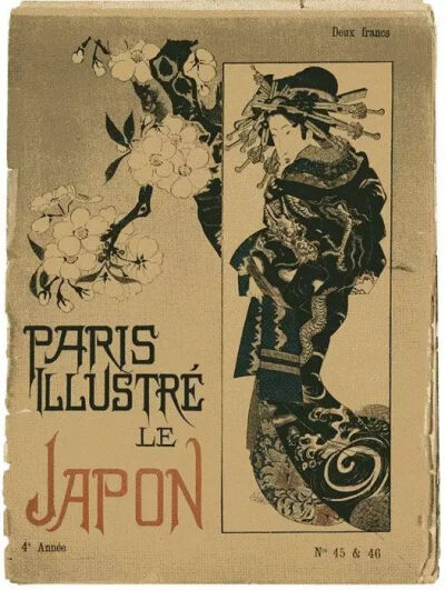 梵高在1886年的巴黎的雜志《Paris Illustré》的封面上發(fā)現(xiàn)了這幅浮世繪之后就模仿了這幅作品
