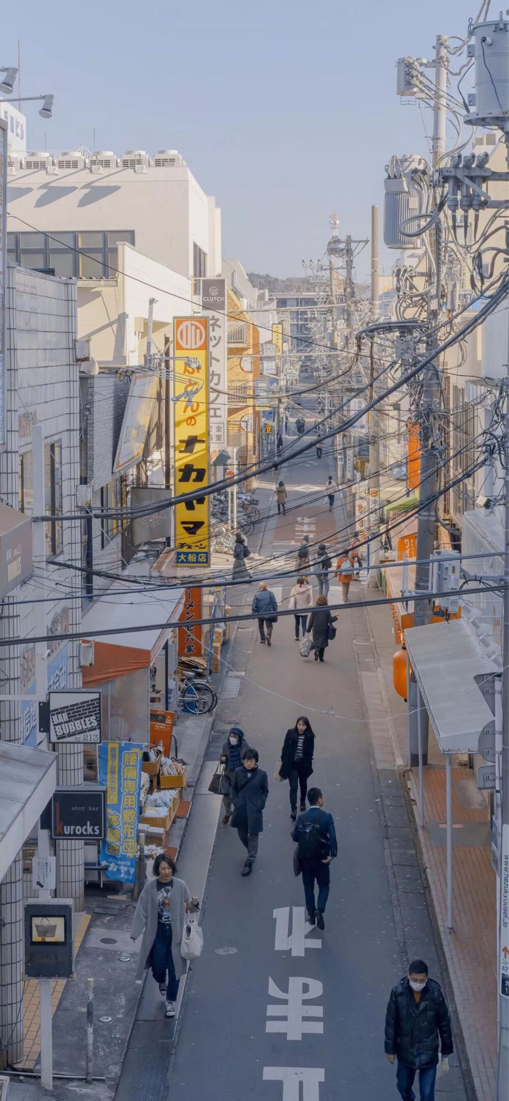 摄影：@小武拉莫/@overwater 樱花壁纸/日本街道/‥♡