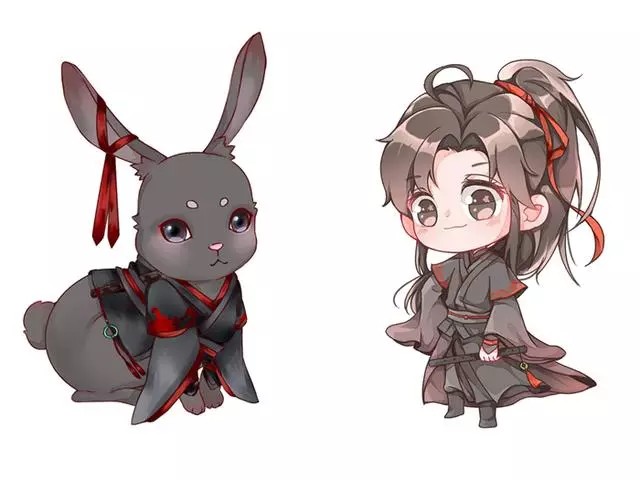 魔道祖师兔子蓝忘机，魏无羡，蓝曦臣，蓝思追，聂怀桑，温宁，金光瑶