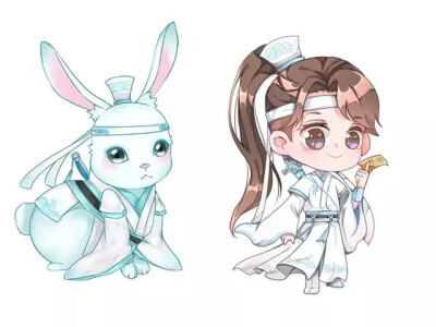 魔道祖师兔子蓝忘机，魏无羡，蓝曦臣，蓝思追，聂怀桑，温宁，金光瑶