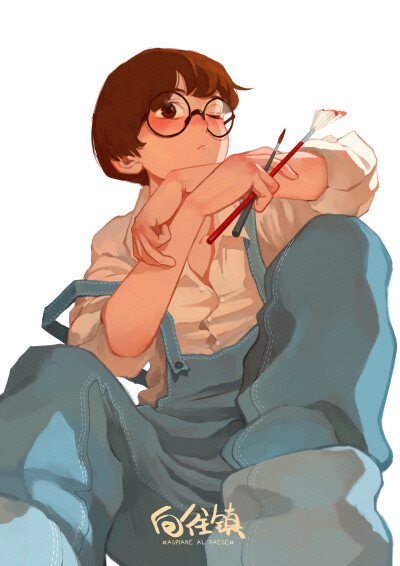 插画师 东隆咚奇妙的 《向往镇》