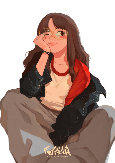 插画师 东隆咚奇妙的 《向往镇》