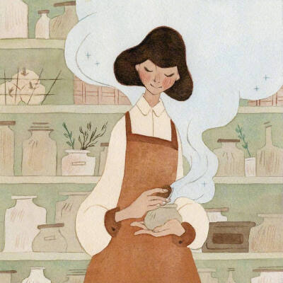 来自插画师 Vanessa Gillings 绘画作品 | www.vanessagillings.com