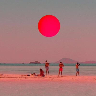 red sun