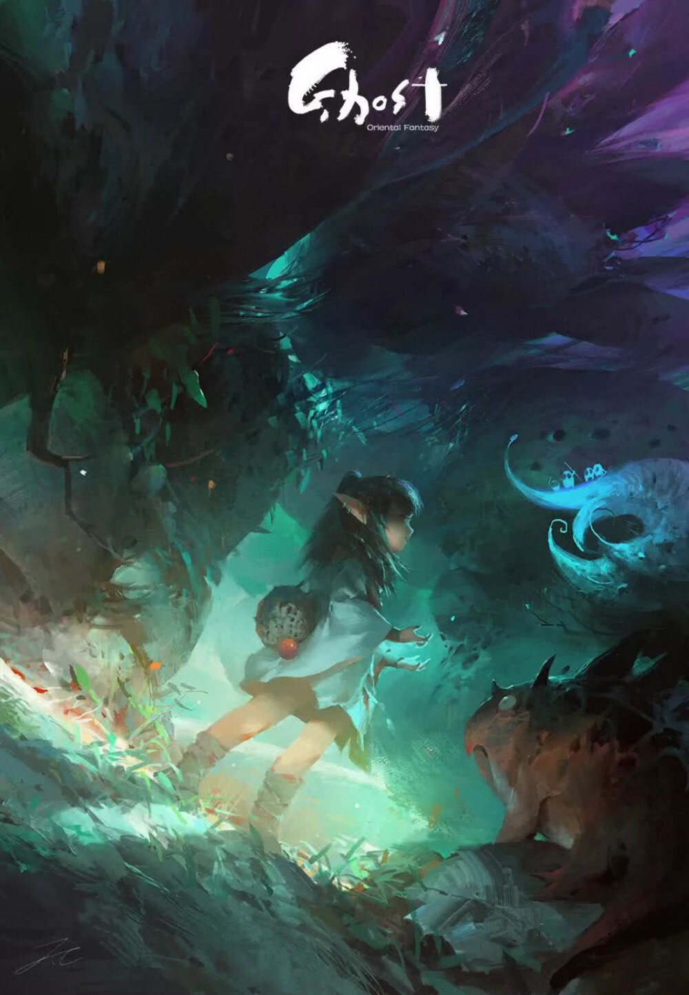 画师：wenjun lin
梦幻与精灵物语