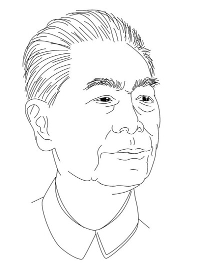 刘勇良线描作品：线描作品选登