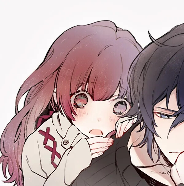 二次元动漫情侣头像
★甜美小情头★