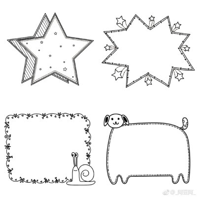 『黑白素材』图源微博