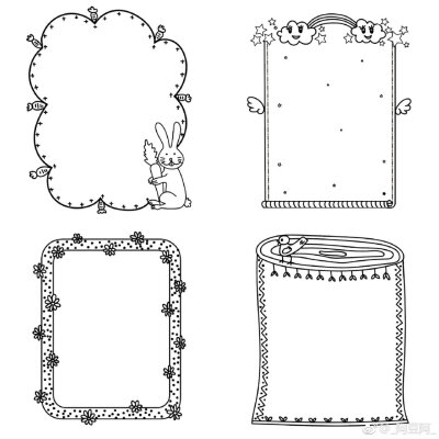 『黑白素材』图源微博