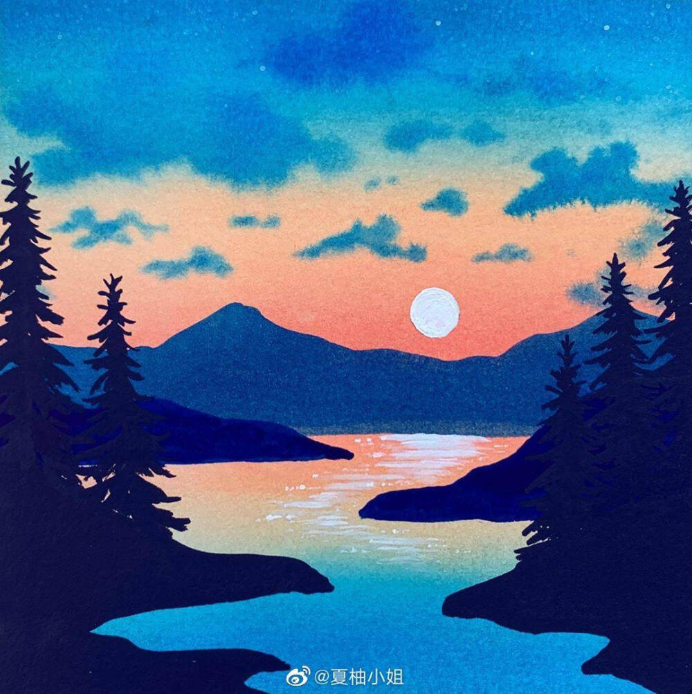 水彩风景