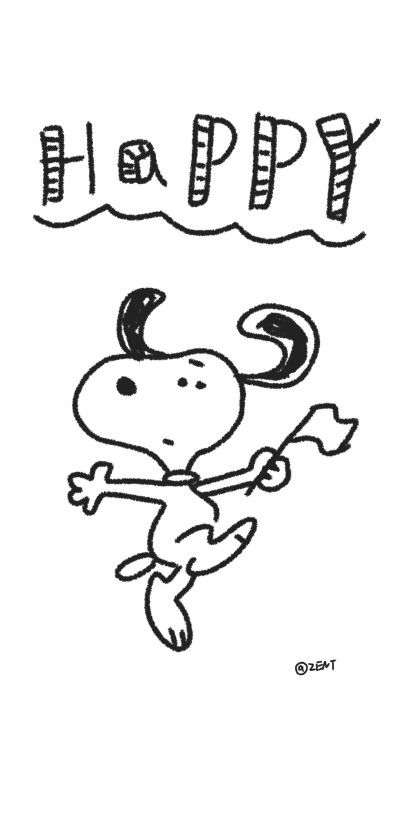 史努比壁纸
图源微博 罪恶女兔