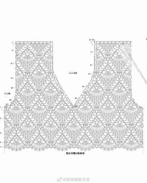 钩织❤️图解❤️背心