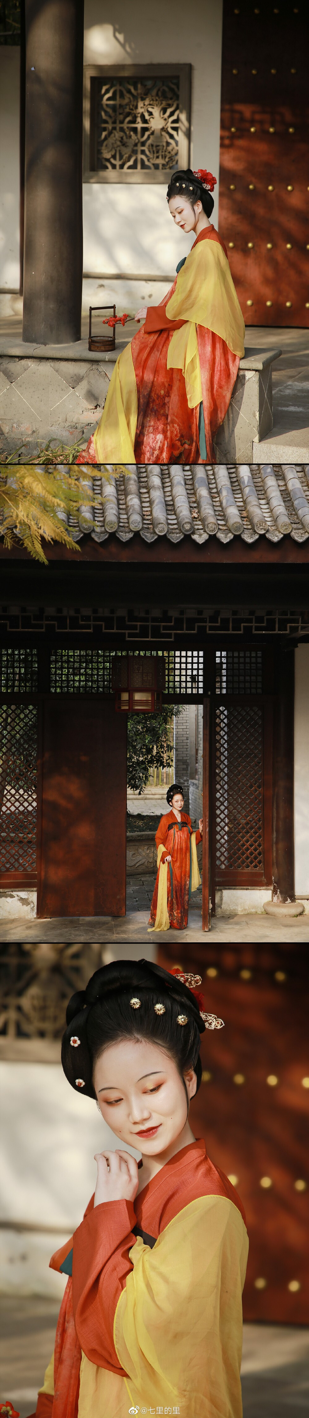 #成都约拍##客片分享#
「
杨家有女初长成，
养在深闺人未识。
」
——————————
摄后@七里的里
妆造@捉住一个小长青
汉服@上遥居汉服
出镜客妹@罂粟星舞
#汉服商拍##汉服约拍#