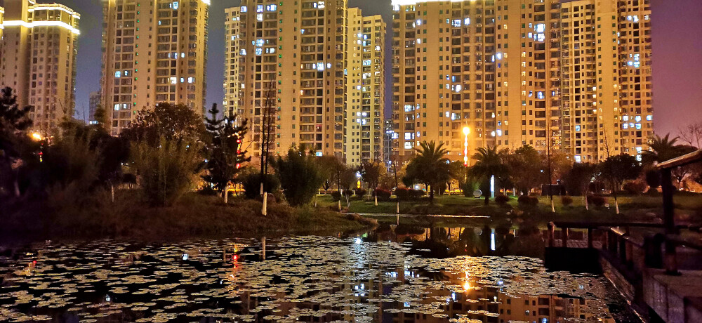 吉安視覺：城南桂竹園夜景 夜色迷人