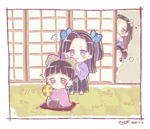 蝶屋姐妹 蝴蝶香奈惠 蝴蝶忍栗花落香奈乎 神崎葵 三小只（别叫什么忘记了）