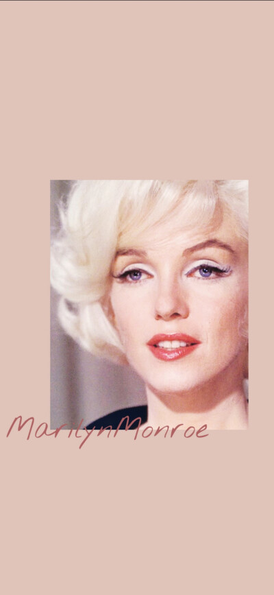 MarilynMonroe
#自制壁纸
二传注明MAJOONE