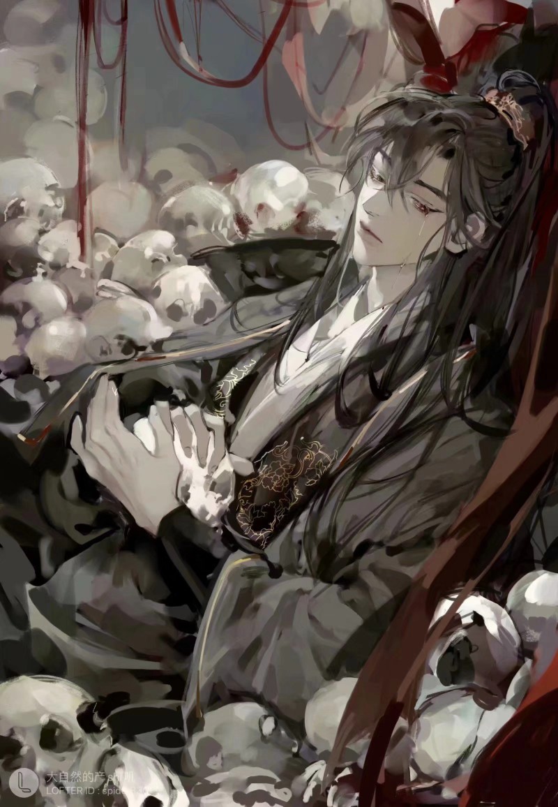 #二哈和他的白猫师尊# #墨燃#
画师lof：大自然的产shi叽