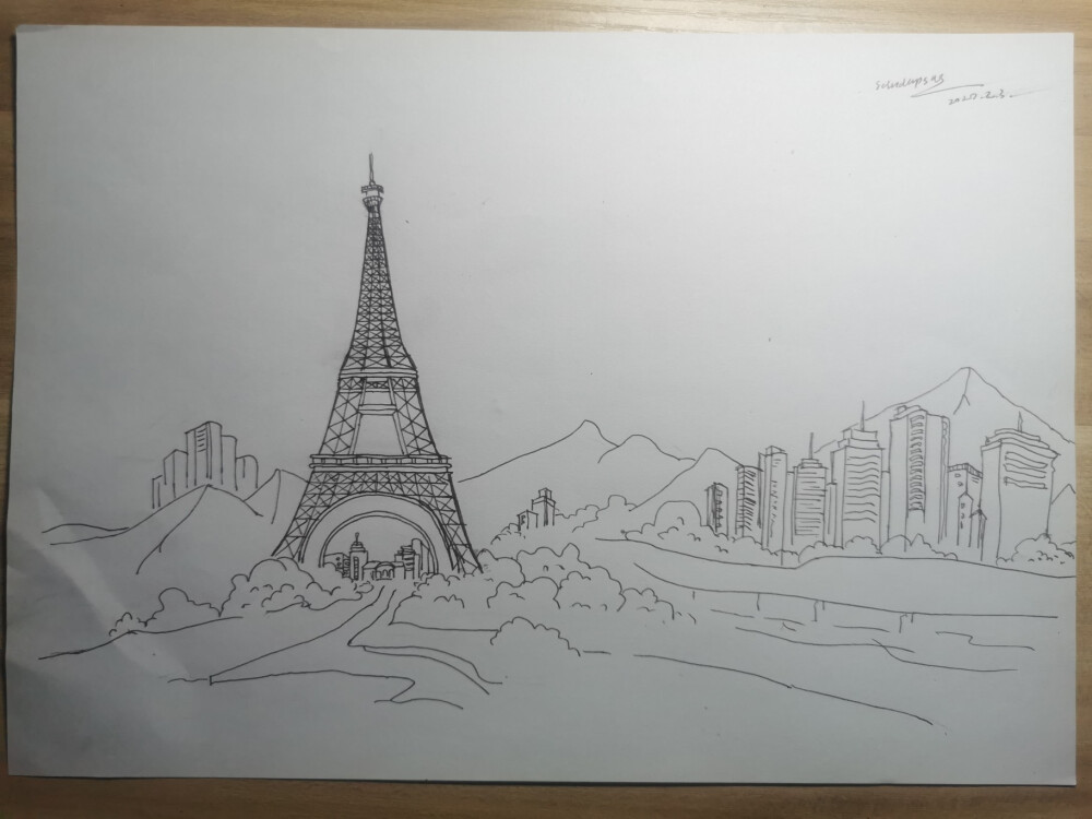 我的速写练习………画技有待提升