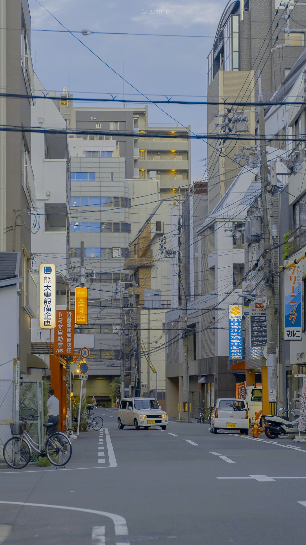 街道 房屋 风景壁纸