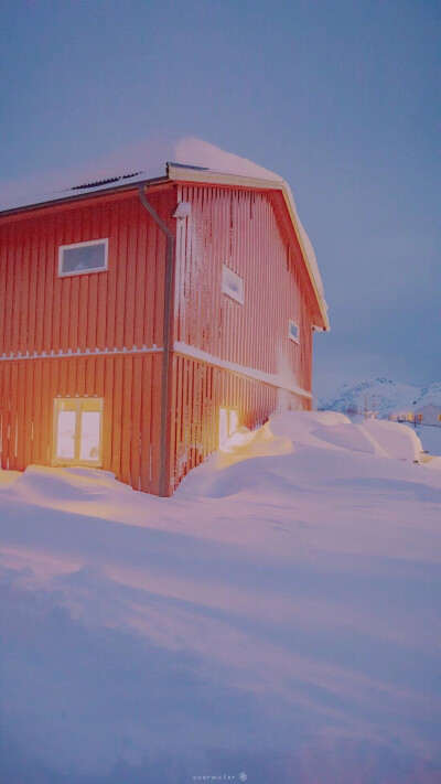 风景壁纸｜｜淡紫色系｜雪景美景｜唯美