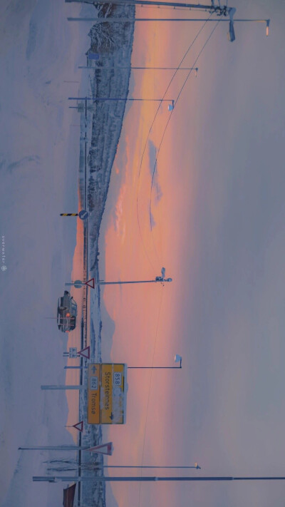 风景壁纸｜｜淡紫色系｜雪景美景｜唯美