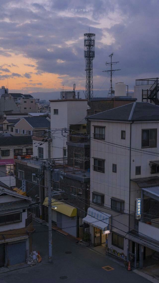 街道 房屋 风景 壁纸