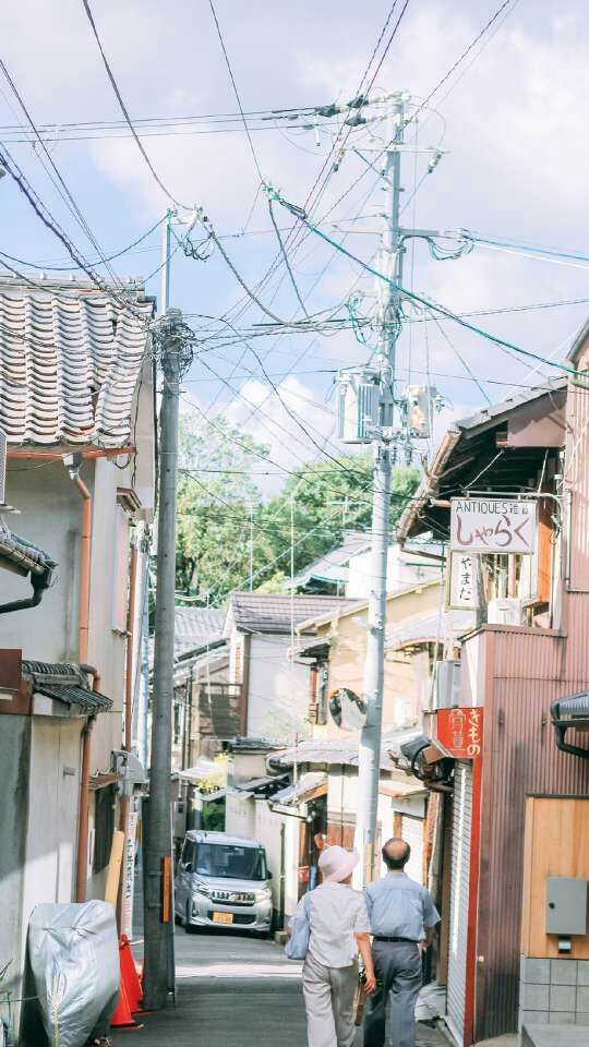 街道 房屋 风景 壁纸