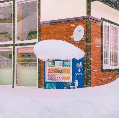 雪中的小房子ins:hi_dongwon