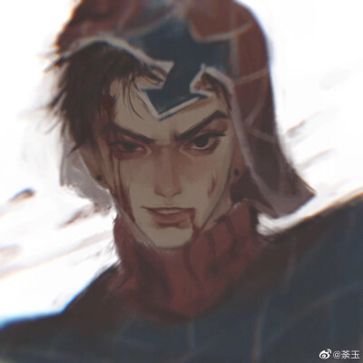 #JOJO# 战损米斯达hso ！！
画师wb：荼玉