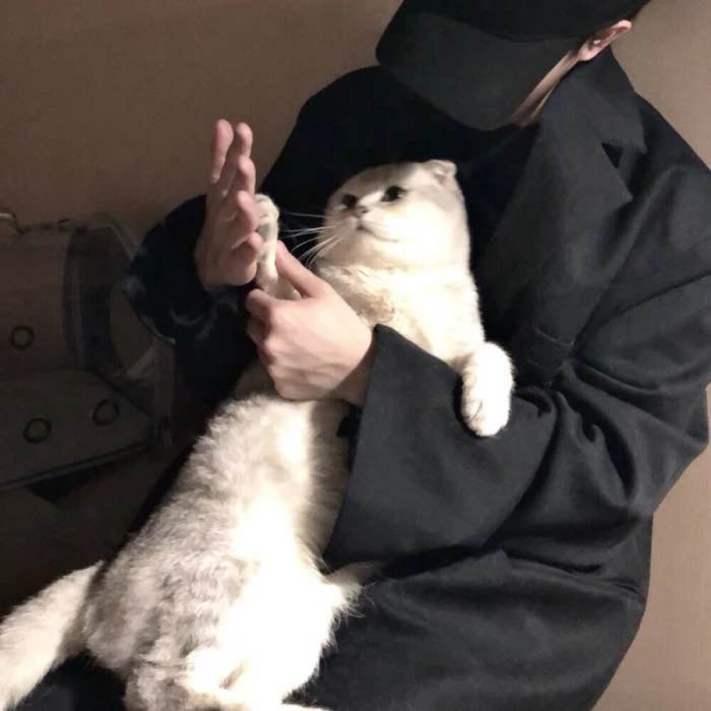 男生头像抱宠