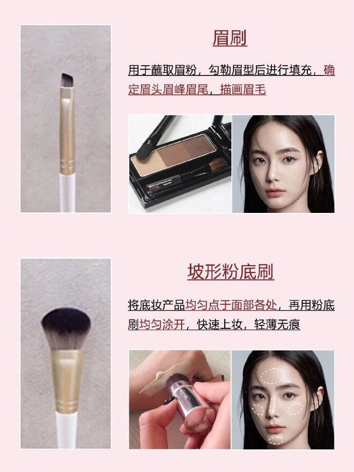 最全化妆刷美妆蛋教程❗️新手必看 cr:种草手记