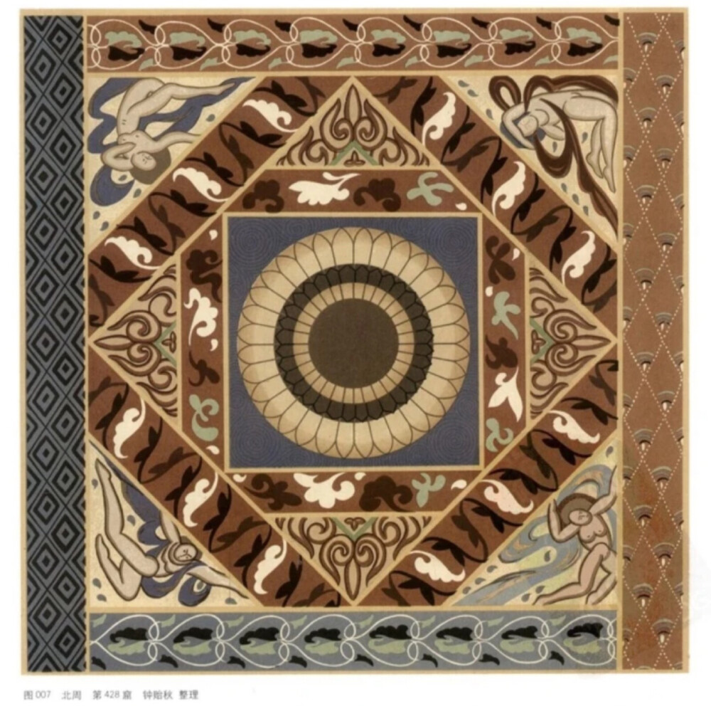 历朝历代藻井图案