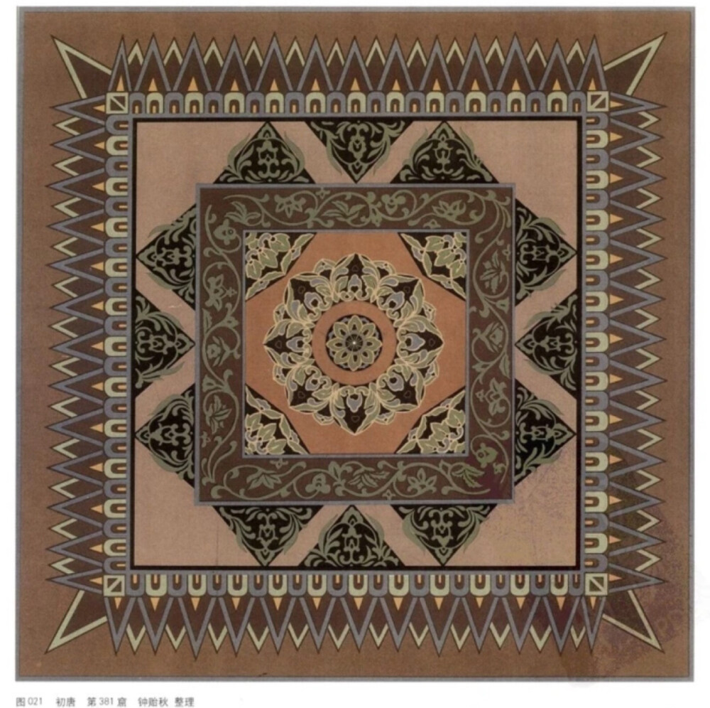 历朝历代藻井图案